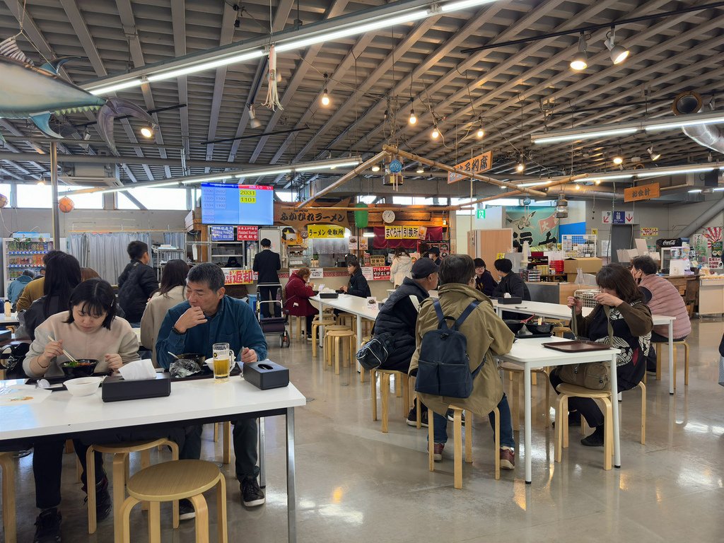 [日本.仙台] 松島魚市場(松島さかな市場).大推烤牡蠣吃到