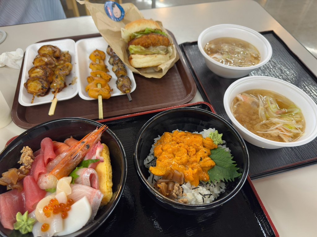 [日本.仙台] 松島魚市場(松島さかな市場).大推烤牡蠣吃到