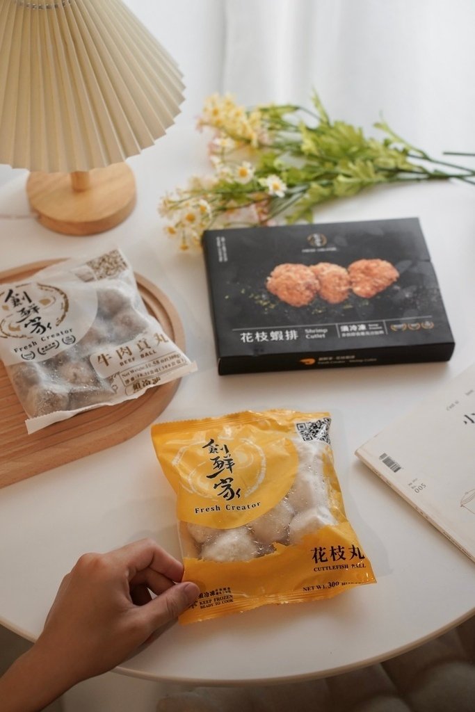 創鮮家Fresh Creator 宅配食品 冷凍食品推薦 花枝丸 牛肉貢丸 花枝蝦排