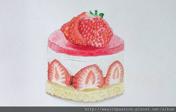 strawberries cake 草莓蛋糕 