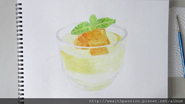 mango pudding WIP