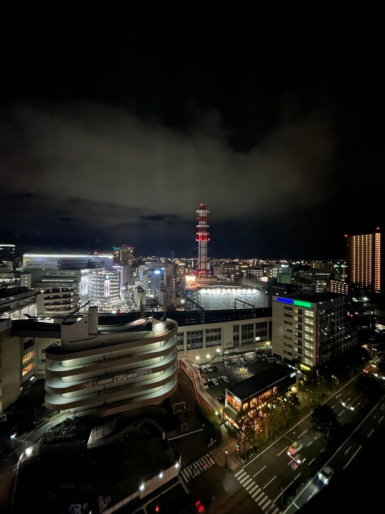 房間的夜景很明亮＠仙台 蒙特利飯店