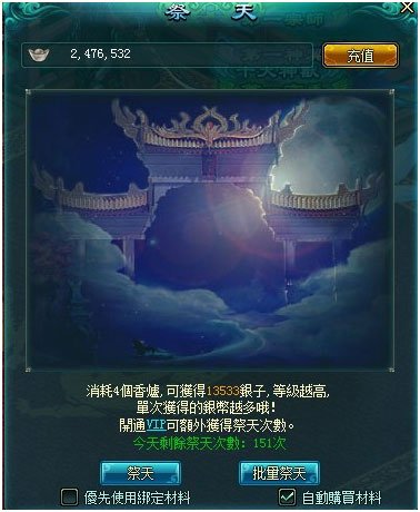 祭天的方式