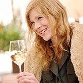woman drink wine