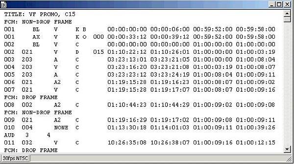 EDL_Timecode