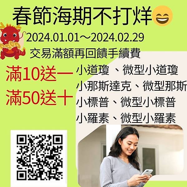 【海外期貨】為什麼春節選擇外期交易呢?交易滿額直接回饋手續費