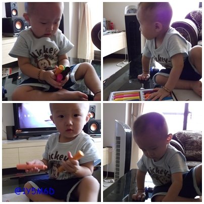 1Y5M6D 小至來試拿試畫.jpg