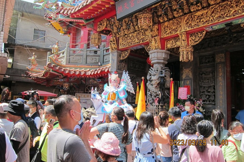 苗栗白沙屯拱天宮慈暉映沙墩建廟160周年