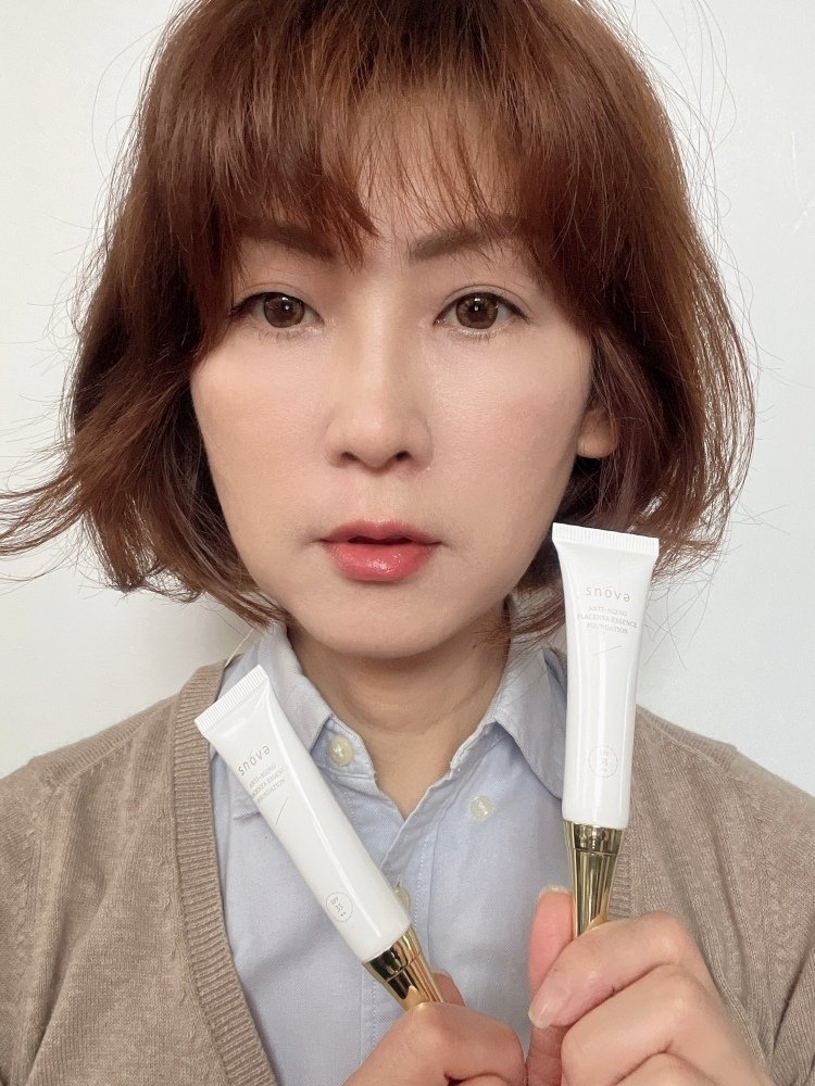 【上妝即保養】SNOVA高效水嫩抗老胎盤素精華粉底液