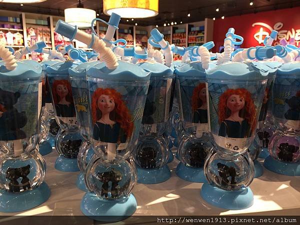 DISNEY 造型吸管冷水杯