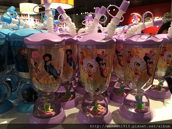 DISNEY 造型吸管冷水杯