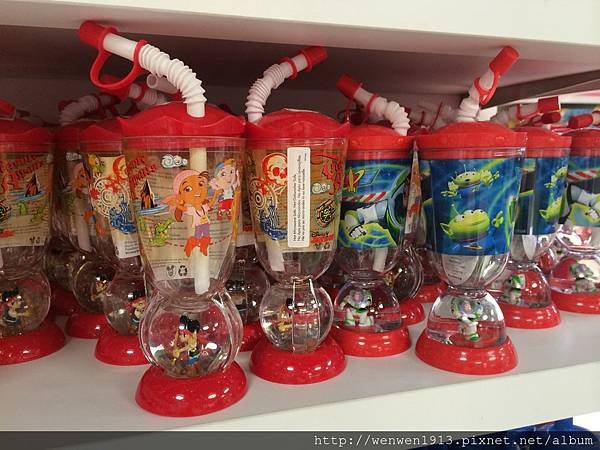 DISNEY 造型吸管冷水杯