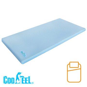 CooFeel 台灣製造高級酷涼紗高密度記憶單人(加大)床墊5.08cm