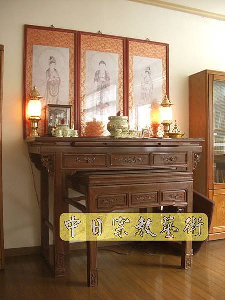 紫檀明式蓮花佛桌N7401神桌神龕佛龕.JPG