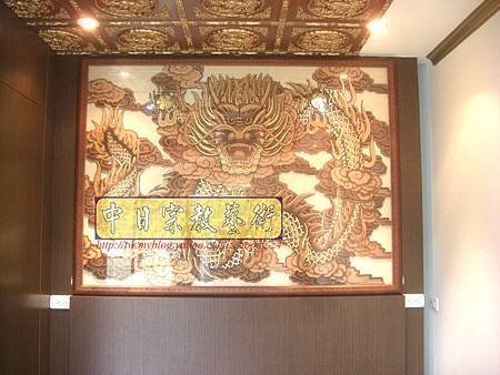 N10301.壁龍實木雷射雕 宮廟寺院佛堂神壇設計製