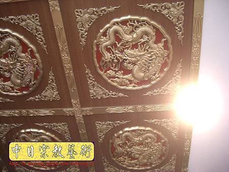 N10318.壁龍實木雷射雕 宮廟寺院佛堂神壇設計製