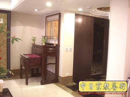 N11419.特製黑紫檀4尺2高 3尺58寬神桌佛桌 實木立體浮雕觀世音菩薩像