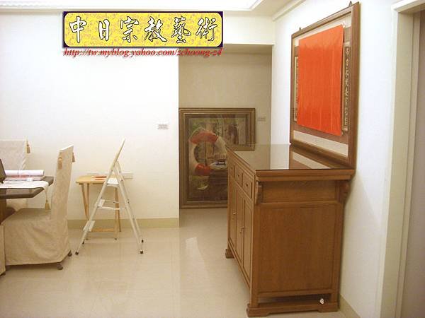 N12803.檜木櫃式神桌 美喬式佛桌5尺1