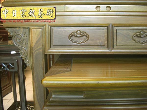 M4606綠檀明式佛桌 神桌製作.JPG