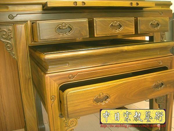 M4617綠檀明式佛桌 神桌製作.JPG