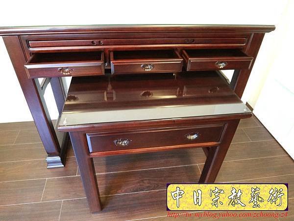 M7003.新式神桌製作 烏心石木 五抽屜佛桌.jpg
