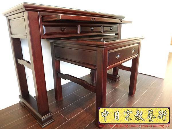 M7004.新式神桌製作 烏心石木 五抽屜佛桌.jpg