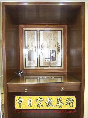 N17103.居家神桌神明櫥設計~裝潢式佛桌佛櫥2尺9.JPG
