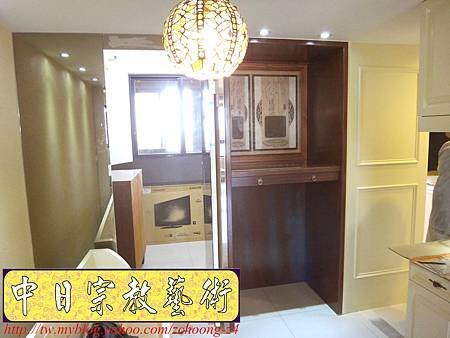 N17109.居家神桌神明櫥設計~裝潢式佛桌佛櫥2尺9.JPG