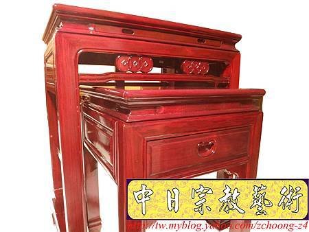 M8508.神桌樣式精選~漢式銅錢佛桌.JPG