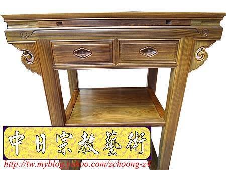 M10411.神桌精選~天然綠檀木神桌 2尺9小佛桌.JPG
