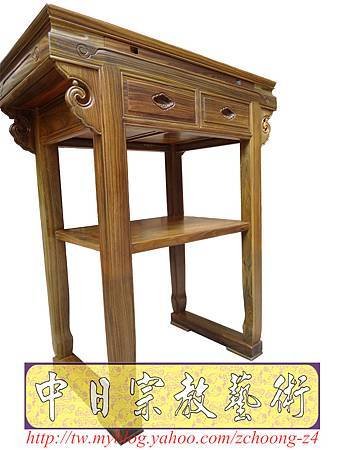 M10415.神桌精選~天然綠檀木神桌 2尺9小佛桌.JPG