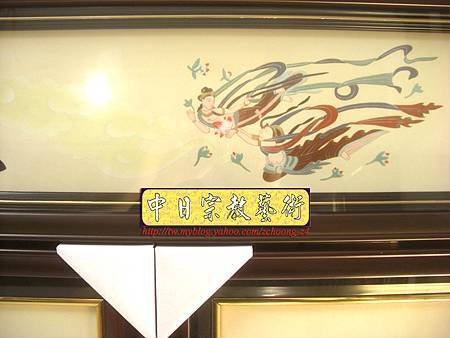 C5608.神桌佛聯-淡黃佛心蓮花底.JPG
