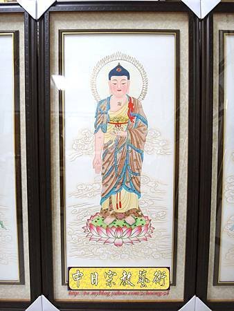 C6402.西方三聖佛堂 神桌佛像掛畫.JPG