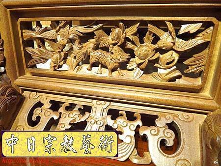 E6814.客家大牌雕刻 雙獅祖先牌位雕刻 肖楠木公媽牌製作.JPG