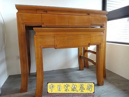M12904.時尚感的神桌 4尺2柚木佛桌.JPG