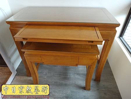 M12908.時尚感的神桌 4尺2柚木佛桌.JPG