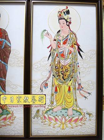 C7904.西方三聖手繪佛像 佛堂佛桌佛彩製做.JPG
