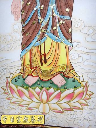 C7908.西方三聖手繪佛像 佛堂佛桌佛彩製做.JPG