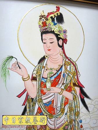 C7910.西方三聖手繪佛像 佛堂佛桌佛彩製做.JPG