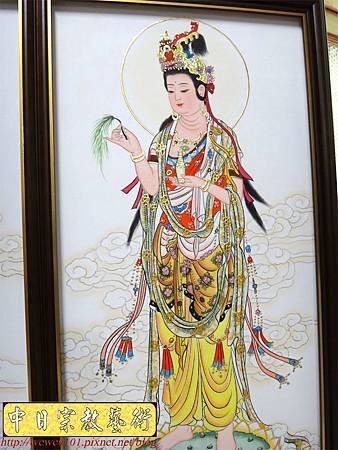 C7912.西方三聖手繪佛像 佛堂佛桌佛彩製做.JPG