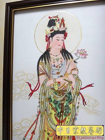 C7915.西方三聖手繪佛像 佛堂佛桌佛彩製做.JPG