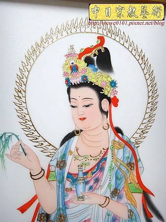 C7924.西方三聖手繪佛像 佛堂佛桌佛彩製做.JPG