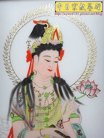 C7926.西方三聖手繪佛像 佛堂佛桌佛彩製做.JPG