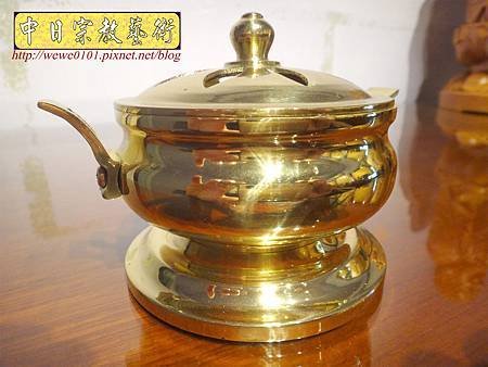 F4704.素面淨香爐 淨爐 神桌香爐銅器.JPG