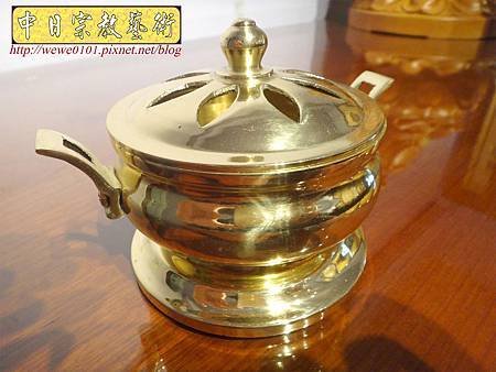 F4706.素面淨香爐 淨爐 神桌香爐銅器.JPG