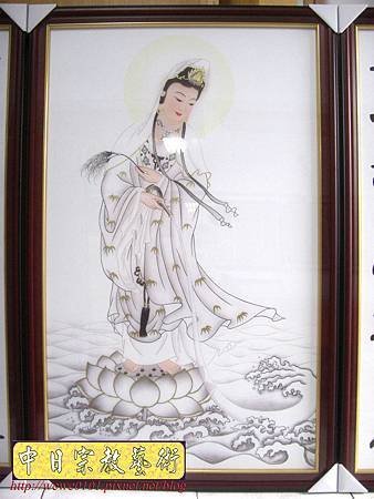 C8904.白衣大士佛桌聯 一貫道觀音佛桌聯.JPG