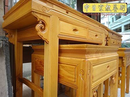 M15809.台灣檜木神桌 3尺6佛桌樣式 明式檜木神桌.JPG