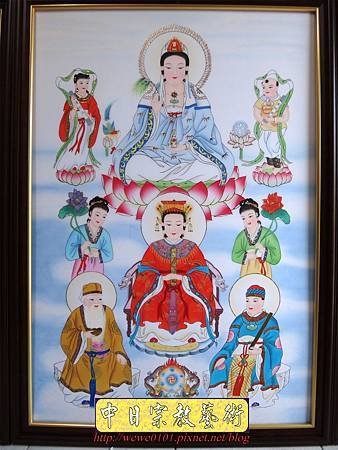 C9902.傳統神明廳神桌背景 8尊神明彩製作.JPG