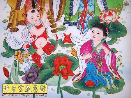 C9914.傳統神明廳神桌背景 8尊神明彩製作.JPG