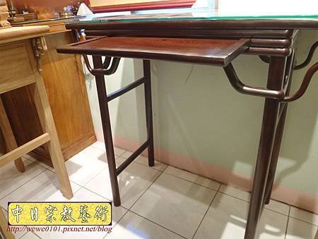 M17806.時尚神桌款式 3尺6現代佛桌設計 雞翅木神桌樣式.JPG